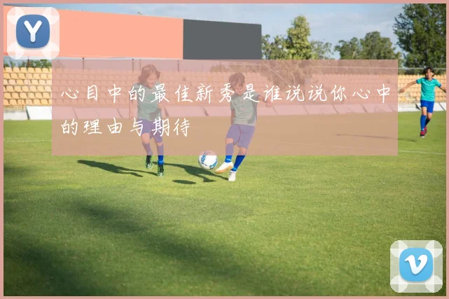 心目中的最佳新秀是谁说说你心中的理由与期待